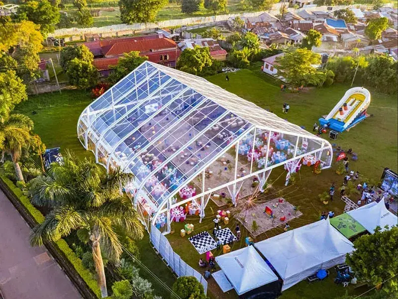 Curved Skyline TentPavilion events hire pagola canopy marquee tents for events, led screens and mobile toilets for events exhibition booth