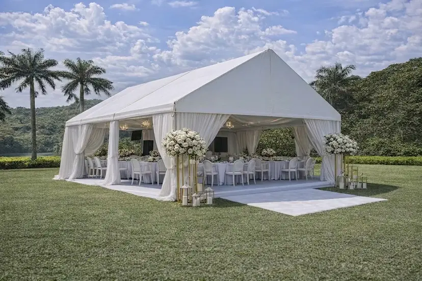 High ridge Pagola TentsPavilion events hire pagola canopy marquee tents for events, led screens and mobile toilets for events exhibition booth